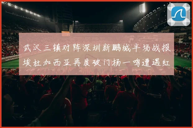 武汉三镇对阵深圳新鹏城半场战报埃杜加西亚再度破门杨一鸣遭遇红牌处罚